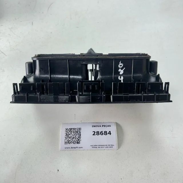 Moldura Difusor Ar Central Painel VW Golf 1999 2005 - Foto 2