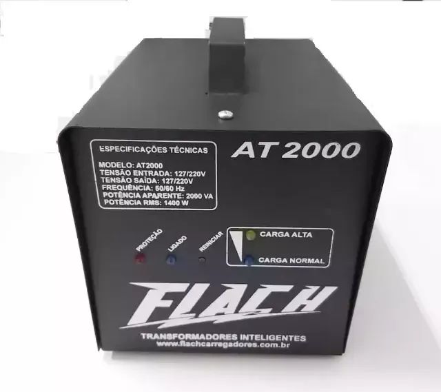 AUTO TRANSFORMADOR 127/220V 2000VA 1400W-FLACH - Foto 2