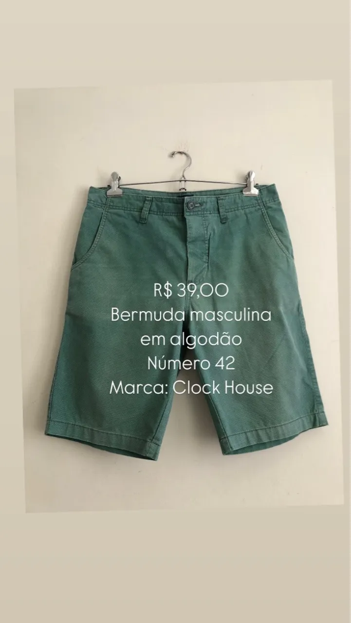 Bermuda Masculina número 42
