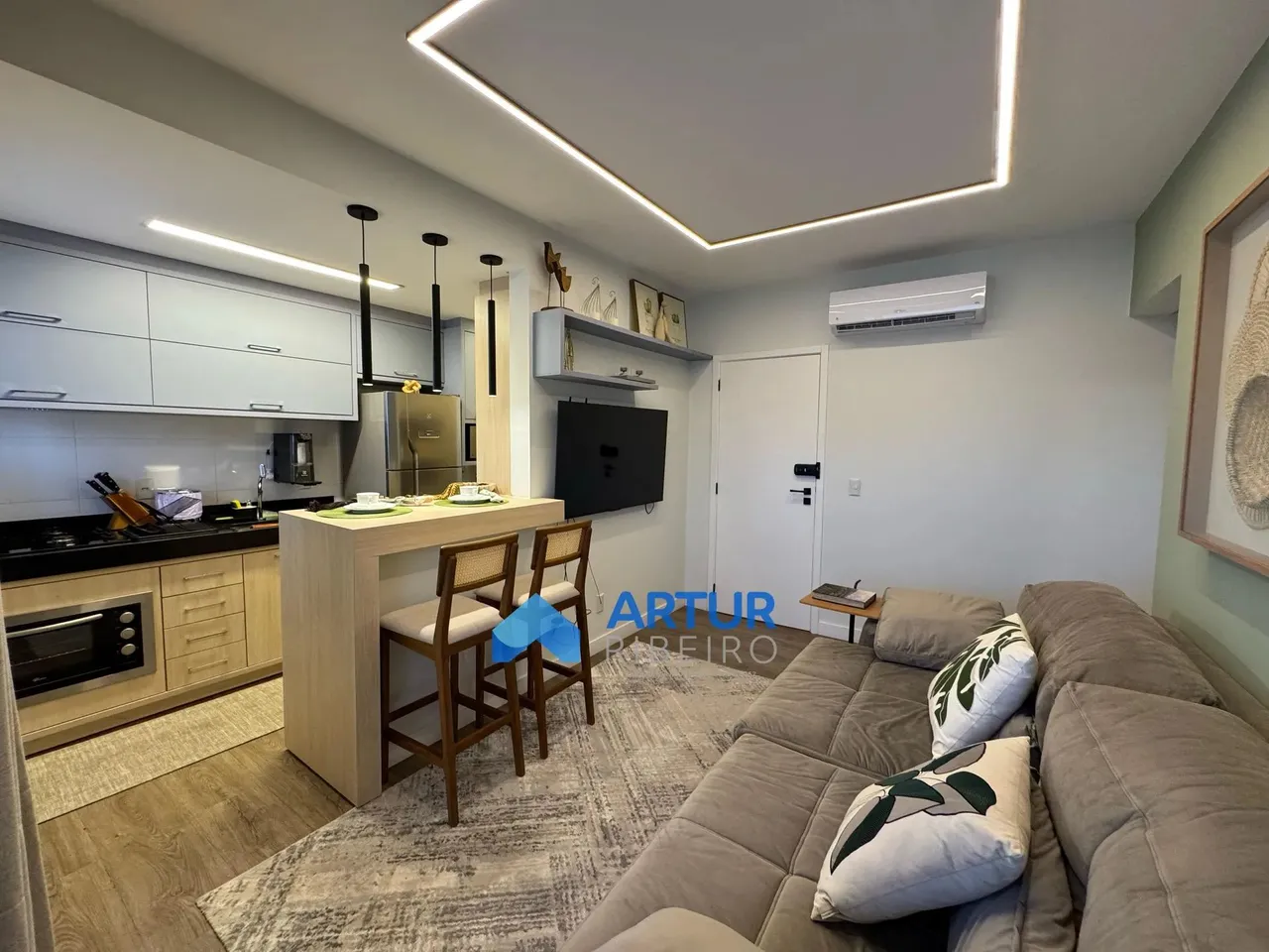 Aluguel - Apto 2 Quartos 100% mobiliado de frente ao Capim Dourando Shopping