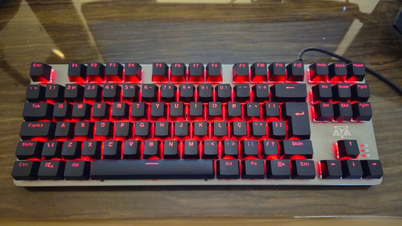 Teclado Mecânico Gamer Mini Shuriken AK01 Switch Red - Periféricos e ...
