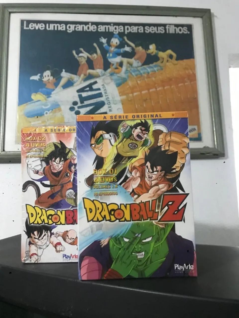 【セット】DRAGON BALL Z DVD-BOX VOL.1 VOL.2 BOX DVD DRAGON BALL Z - 1 e 2 - PLAY ARTE - 8 DVDS - NOVO LACRADO