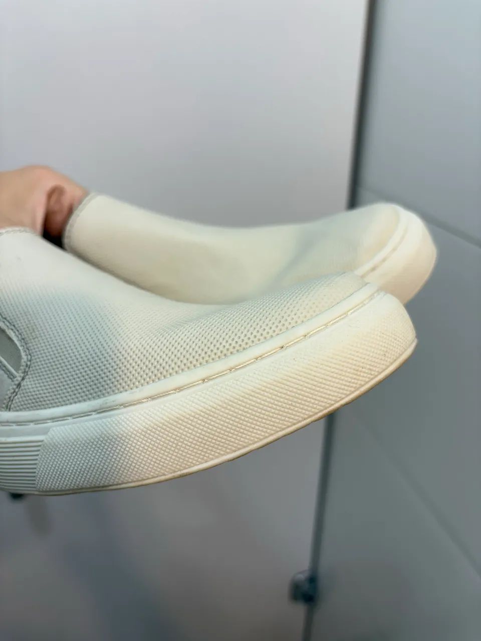 Sapato- Slip on, BRANCO - tam 41 - Foto 2
