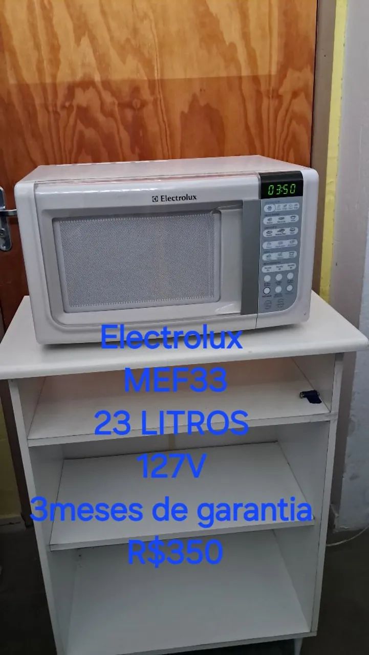 Micro-ondas Electrolux branco 23 litros , 127V.  - Foto 2