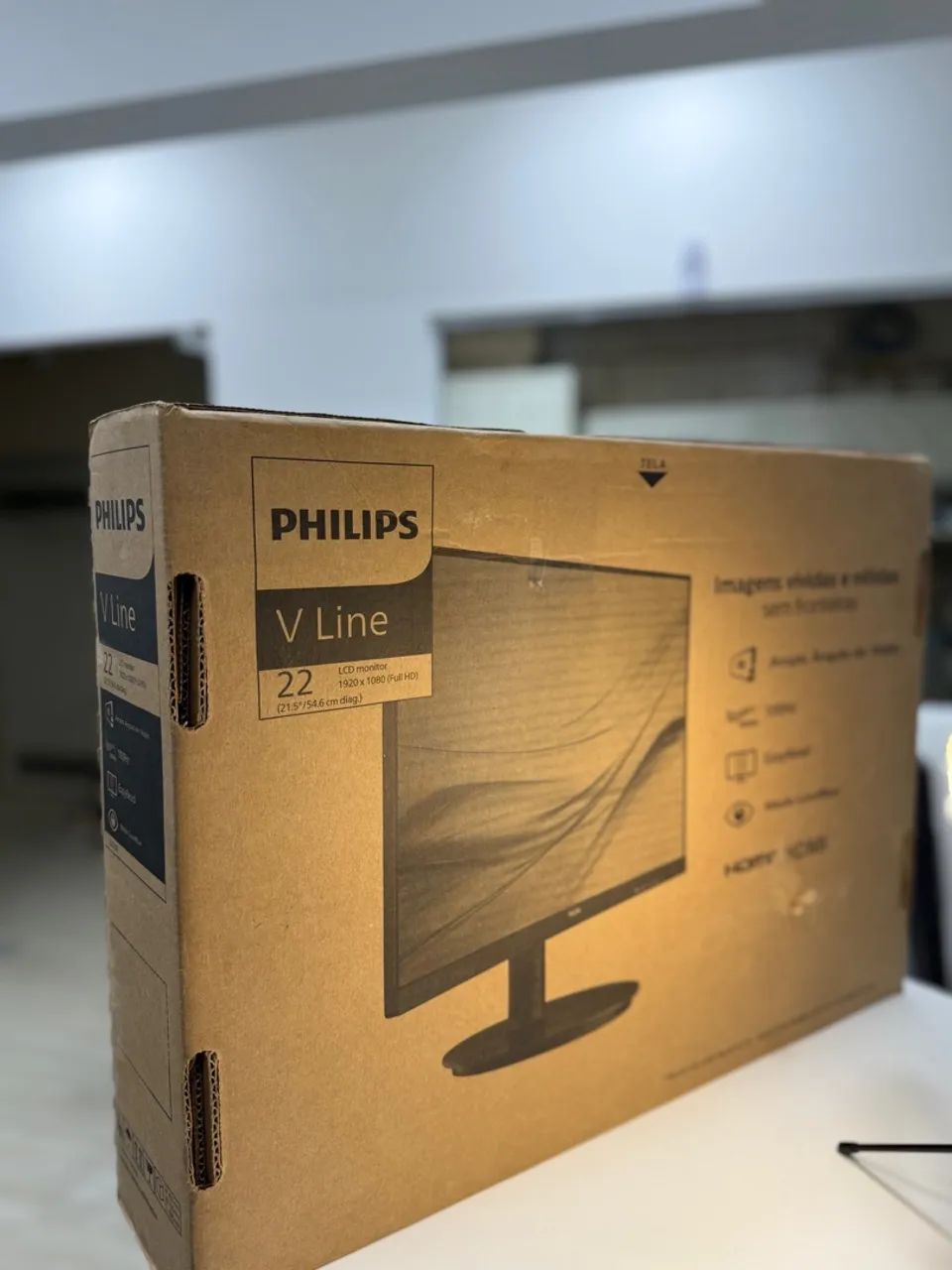 Monitor Philips V Line 22 polegadas 100Hz - Foto 3