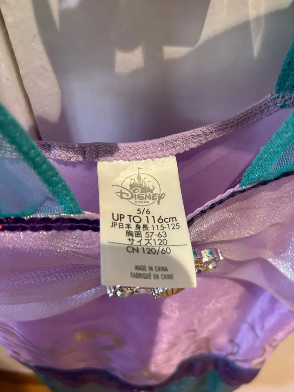 Fantasia Ariel - A Pequena Sereia ORIGINAL DISNEY USA - Foto 3