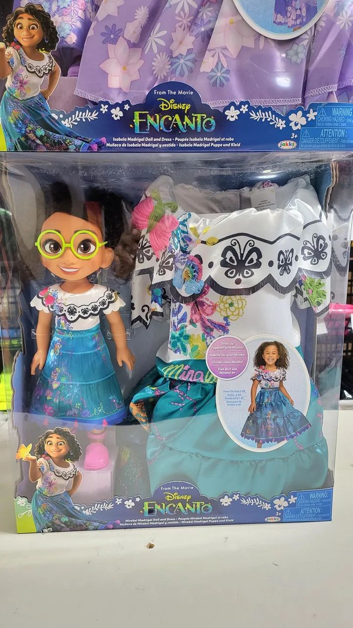 Boneca  Mirabel mais vestido infantil  - Foto 2