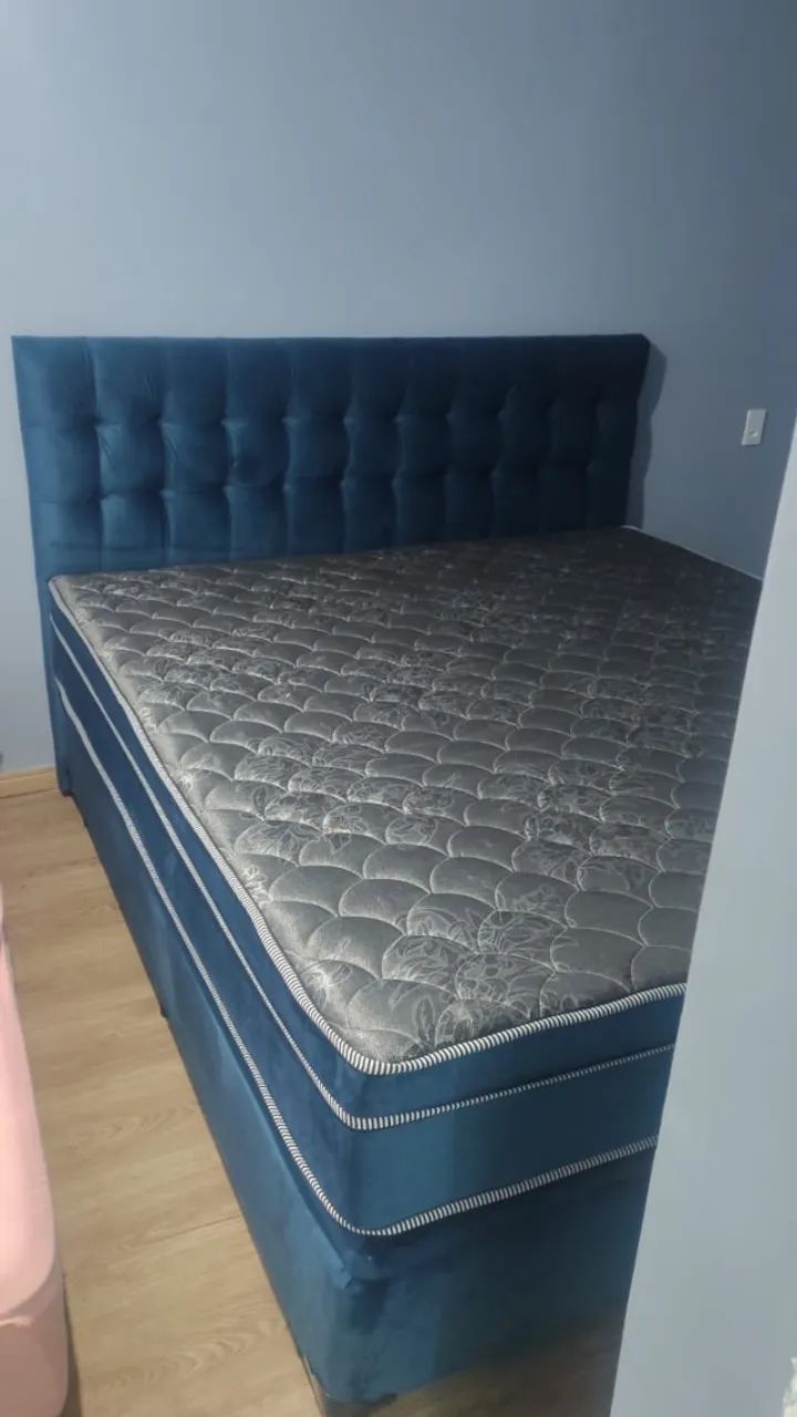Cama Baú Bi-partida King Luxo - Foto 5
