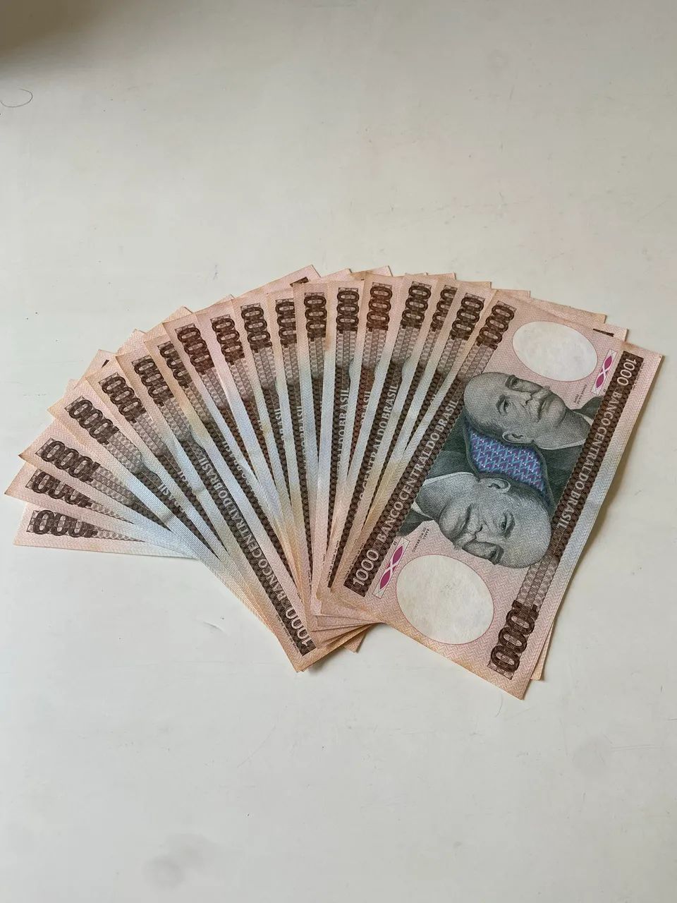 18 cédulas de 1000 cruzeiros - Barão do Rio Branco - Foto 4