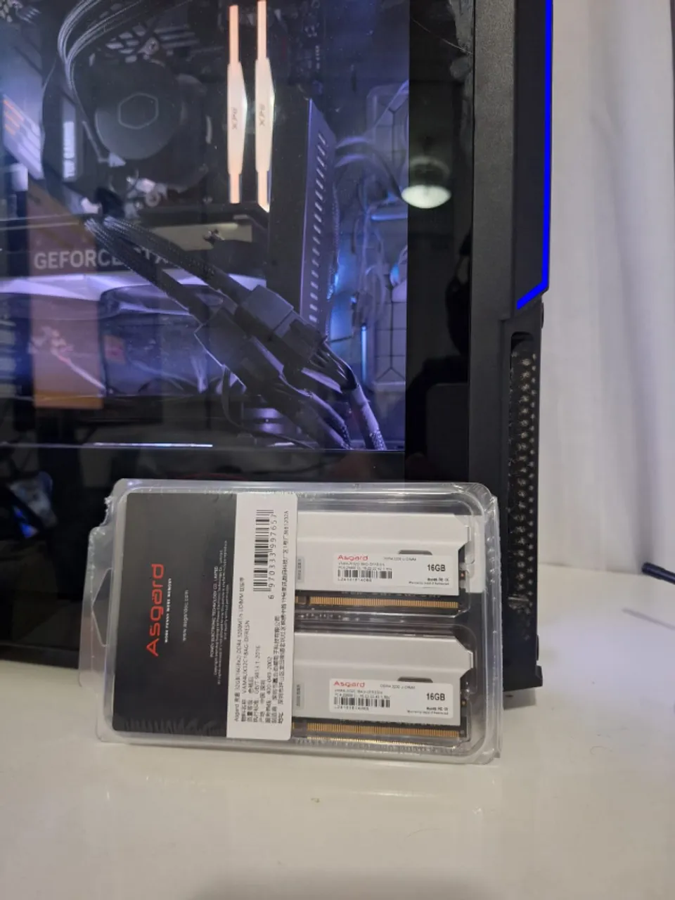 Memoria ram Asgard 2x18: 32gb/ NOVA LACRADA!!