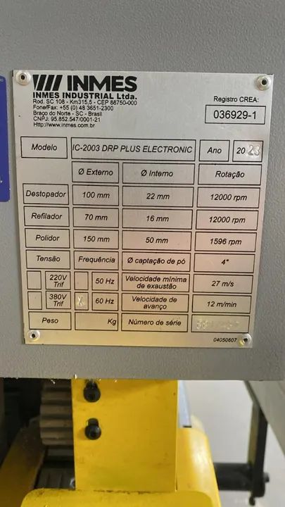 Coladeira De Borda Ic-2003 Drp Plus Eletronic Inmes 2023 + Coleiro Extra + Compressor - Foto 4
