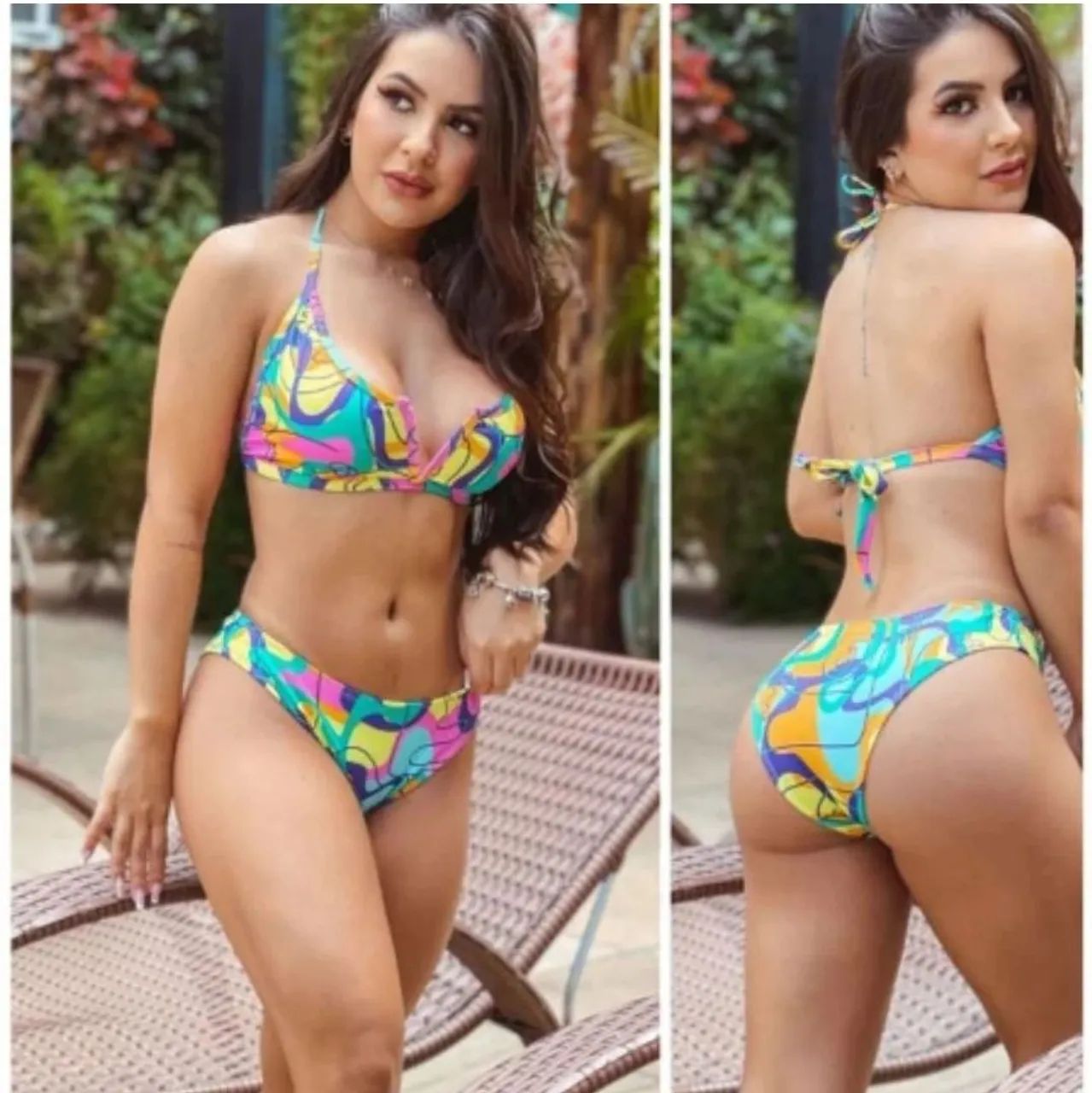 Biquini com decote V