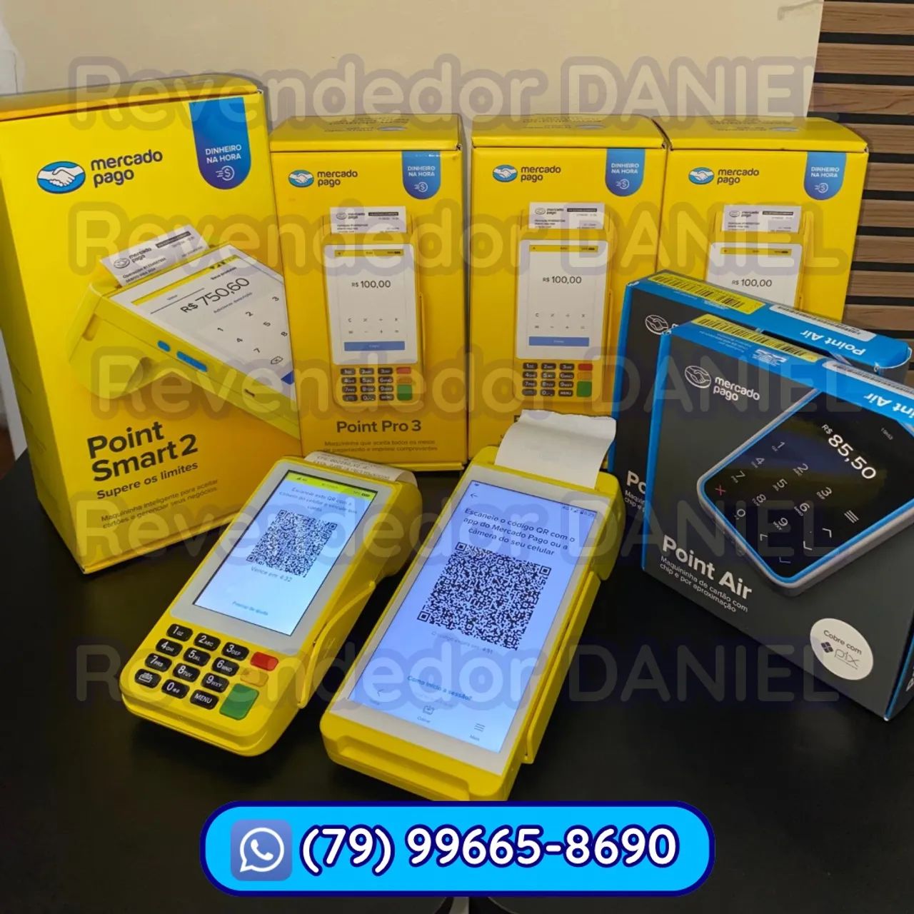Maquineta de Cartão Mercado Pago - Point Smart 2, Pro 3 e Air