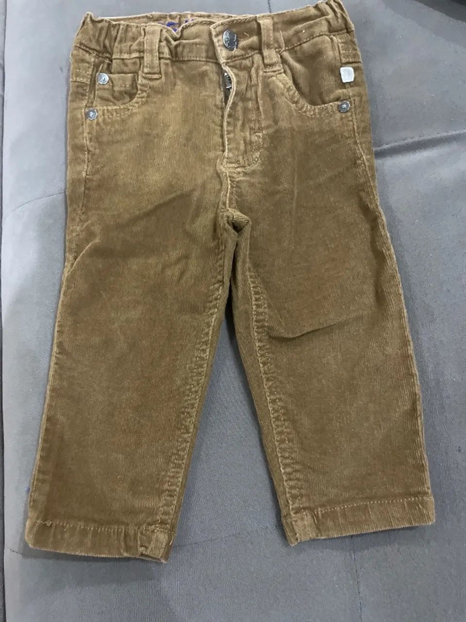 Calça veludo bebe