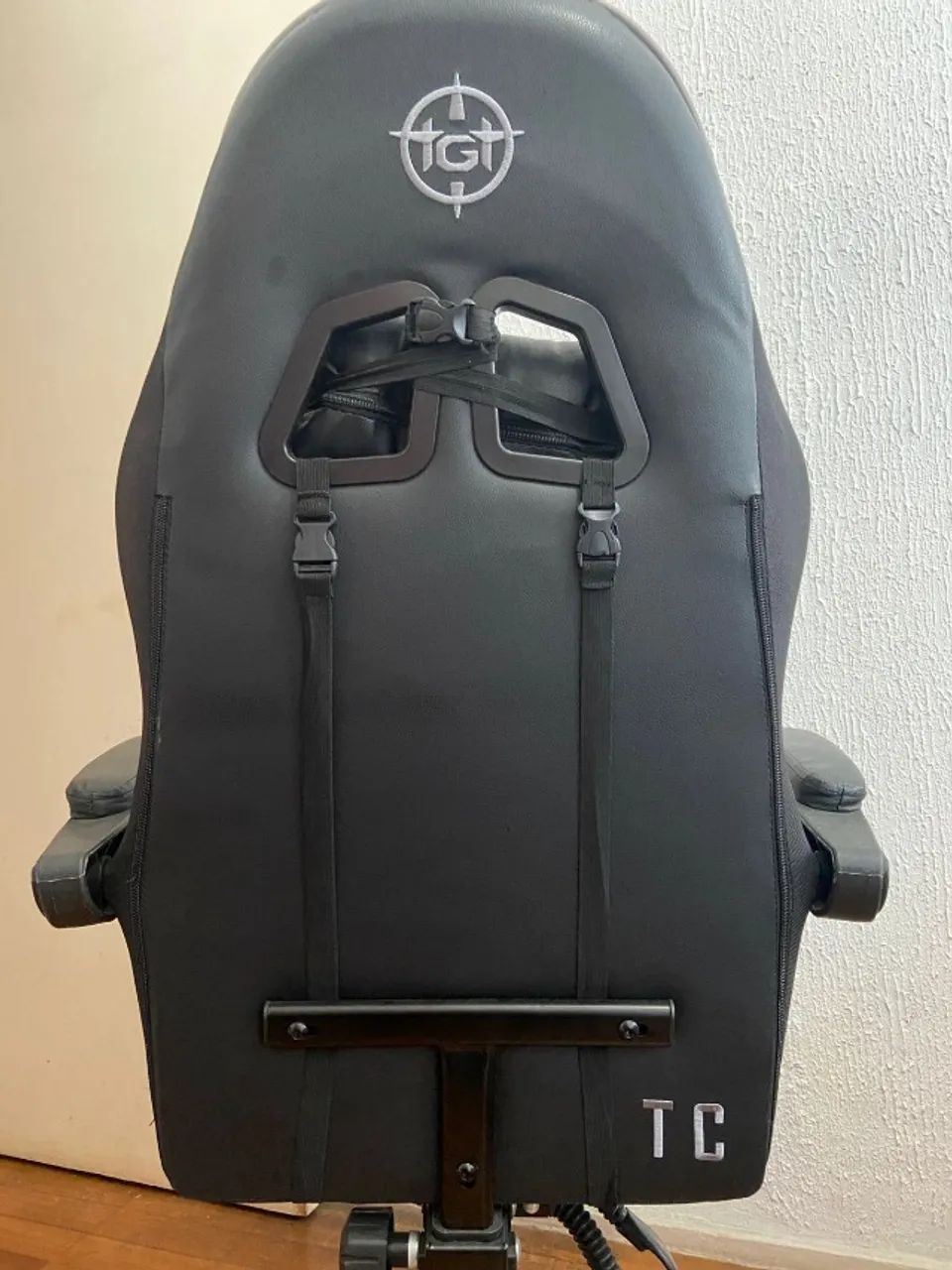 Cadeira Gamer TGT Heron TC, Espuma Moldada, Almofada de Pescoço, Preto e Cinza - Foto 3