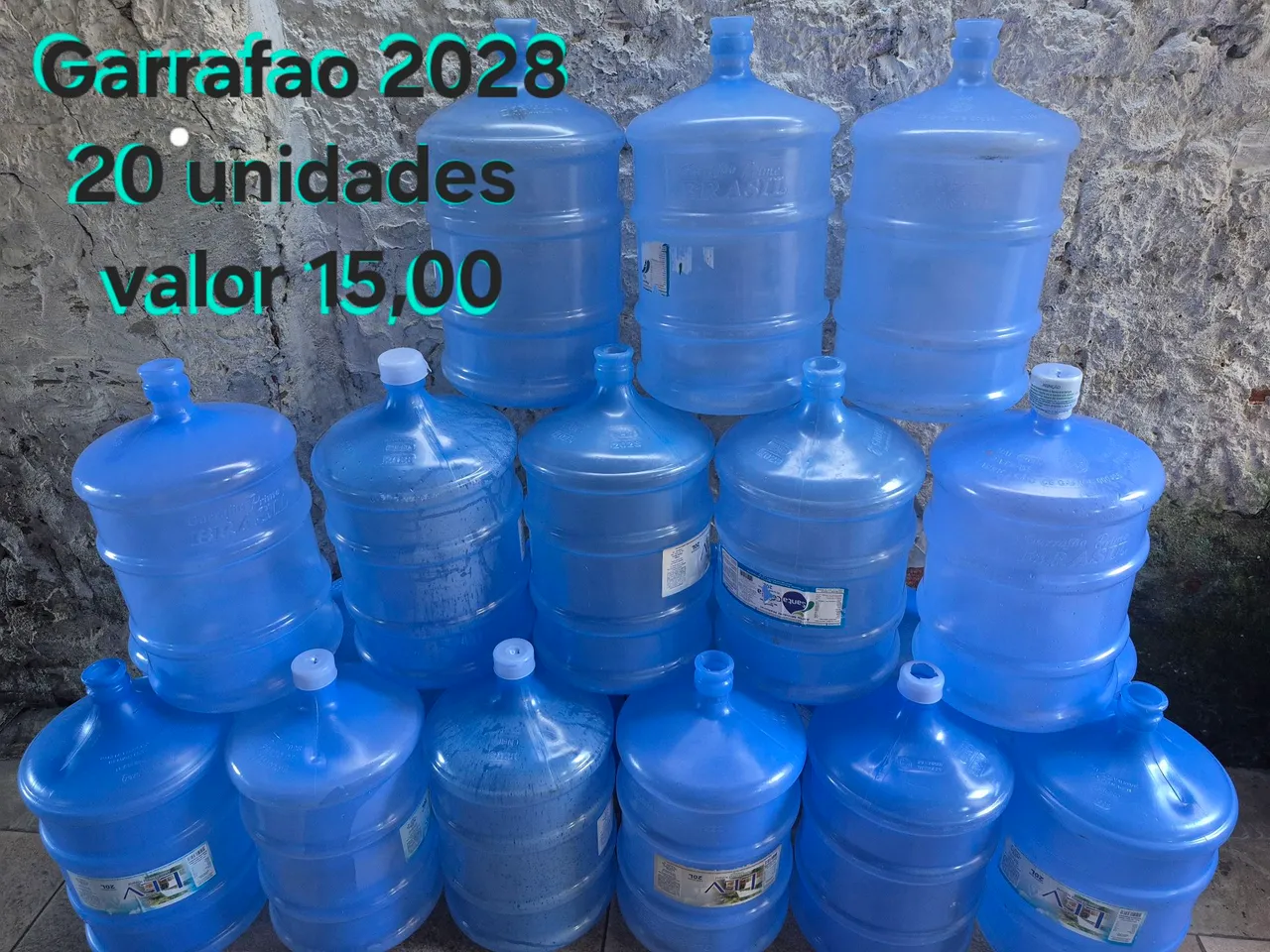 Galão de agua 20 litros