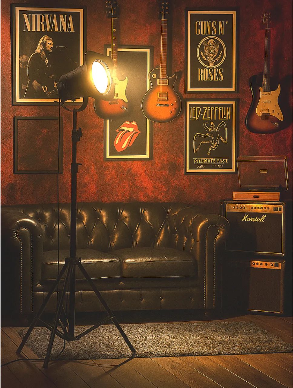 Luminaria piso Tripé Studio Fotografia Iluminação Abajur 2,20 Mt de chão - Foto 2