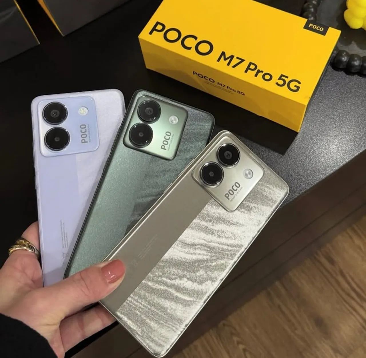 Poco M7 Pro (5G) NFC 512GB/12GB RAM Verde Prata Roxo Entrega