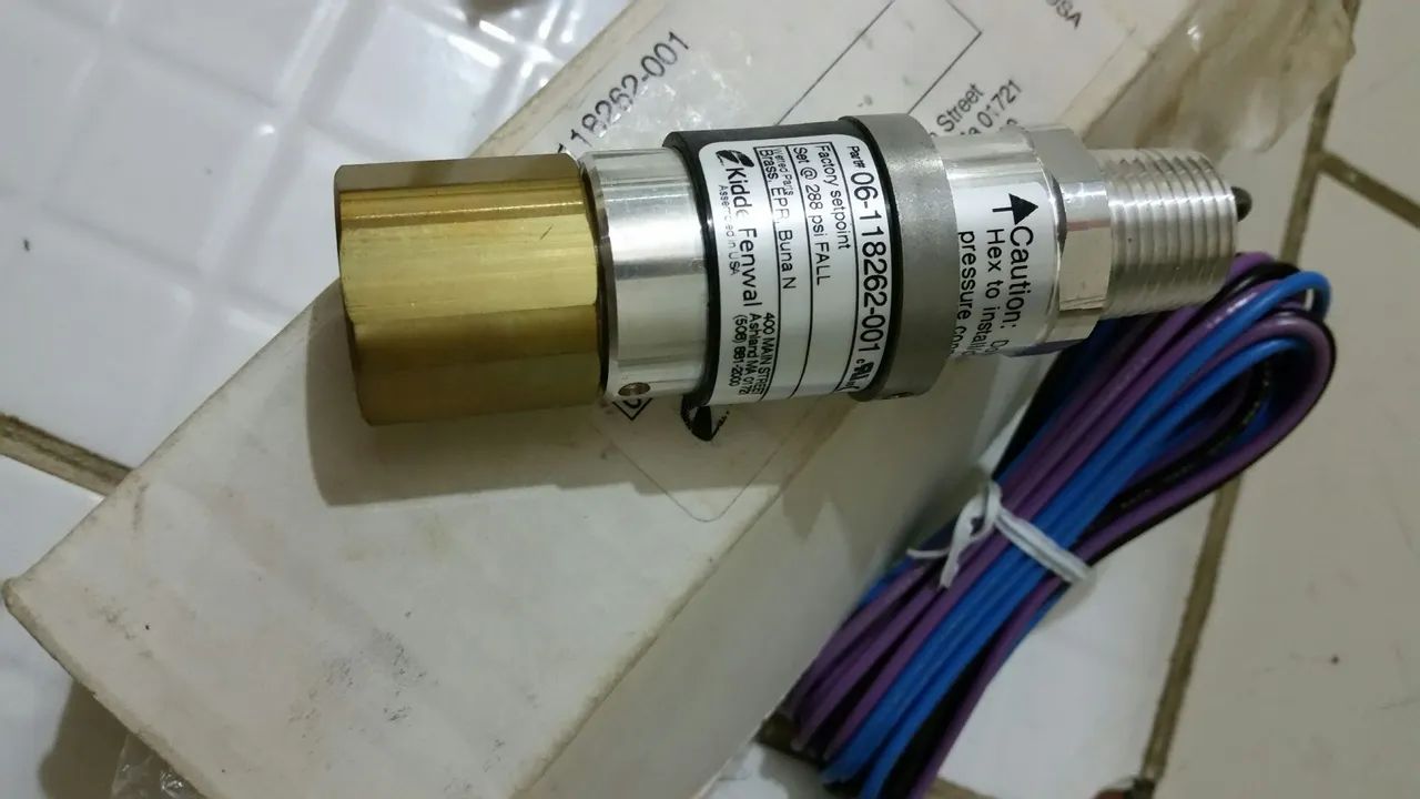 Interruptor de Pressão Kidde Fenwal 06-118262-001