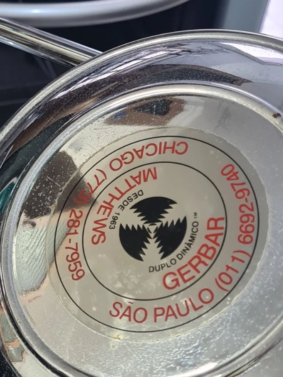 Ventilador De Teto Gerbar Alumínio Cromado INOX 127v Duplo Dinâmico 2 Pás - Foto 3