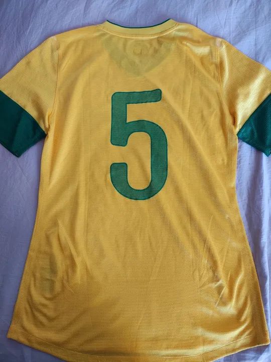 Camiseta Brasil 2012 - Tamanho M home Jogador - Foto 3