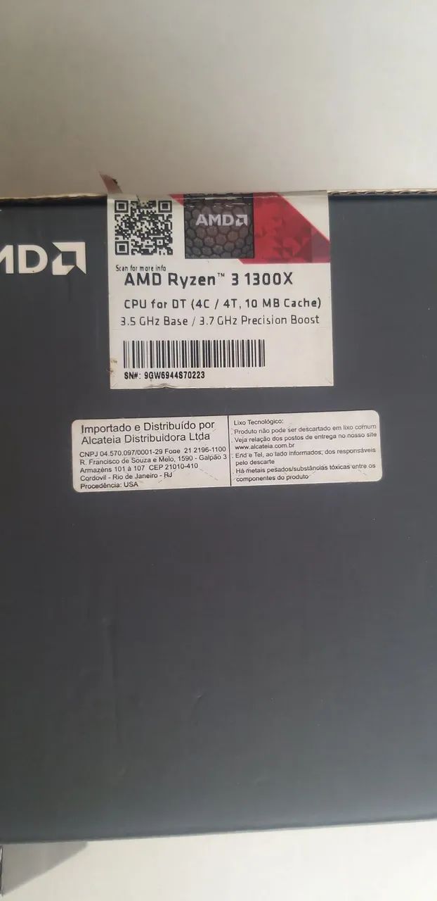 Processador ryzen 3 1300x  - Foto 3