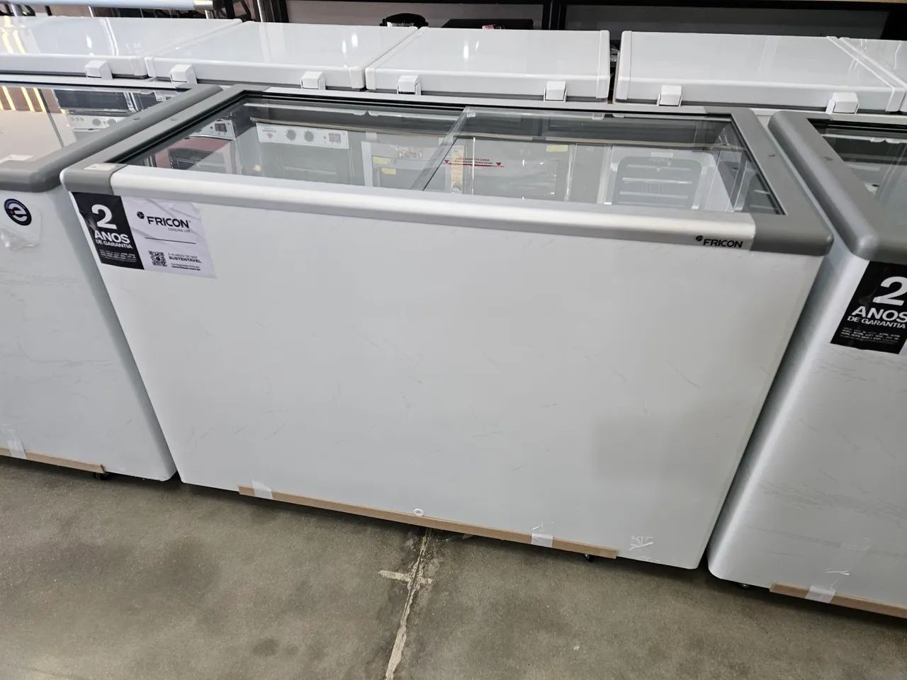 freezer horizontal para sorvetes e picoles - a pronta entrega 
