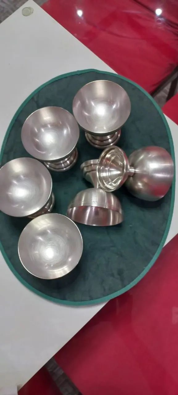 Conjunto de sobremesa de prata  - Foto 2