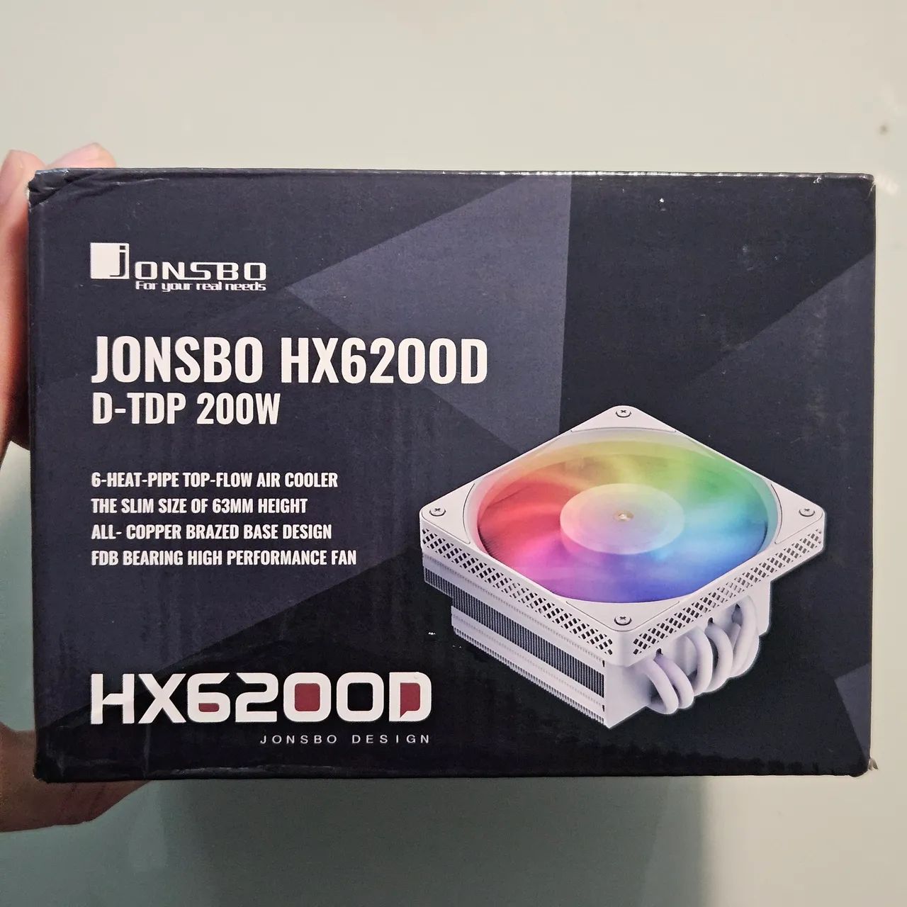 Jonsbo HX6200D 120mm - TDP 200W - Low profile