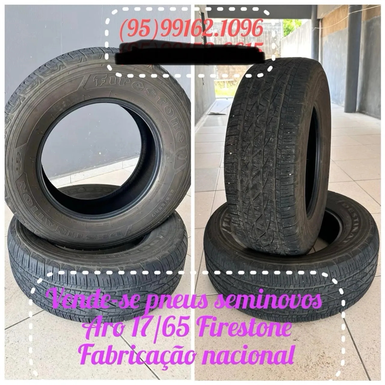 Pneus seminovos Aro 17/65 Firestone