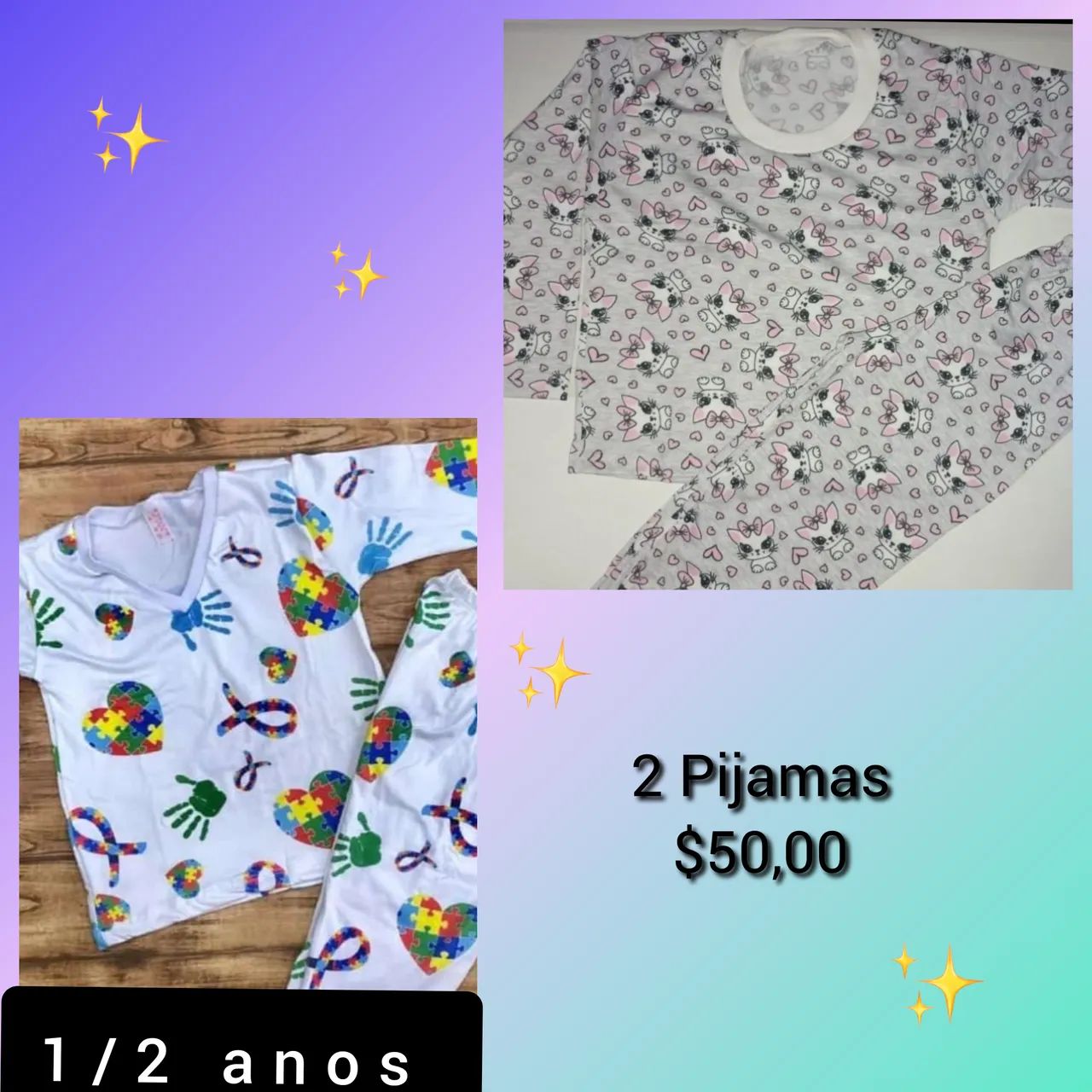 Kit 2 Pijamas infantis   - Foto 3