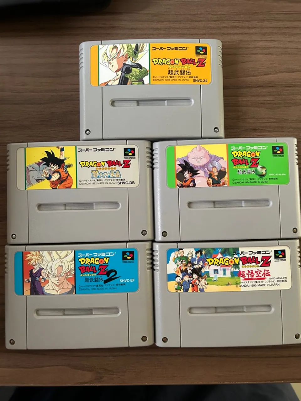 Lote dragon ball z Snes e famicom