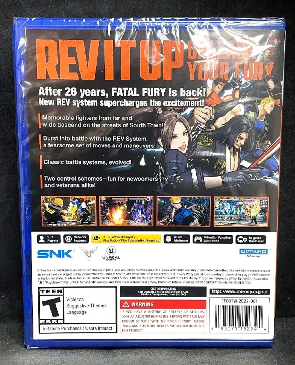 Fatal Fury City of the Wolves PS5 OU PS4 Special Edition LACRADO - (VALORES NA DESCRIÇÃO) - Foto 2