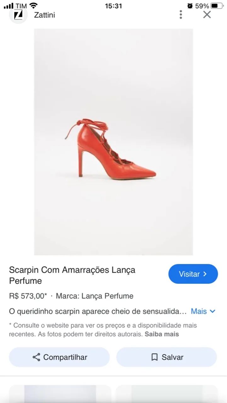 Scarpin de Lança Perfume  - Foto 2