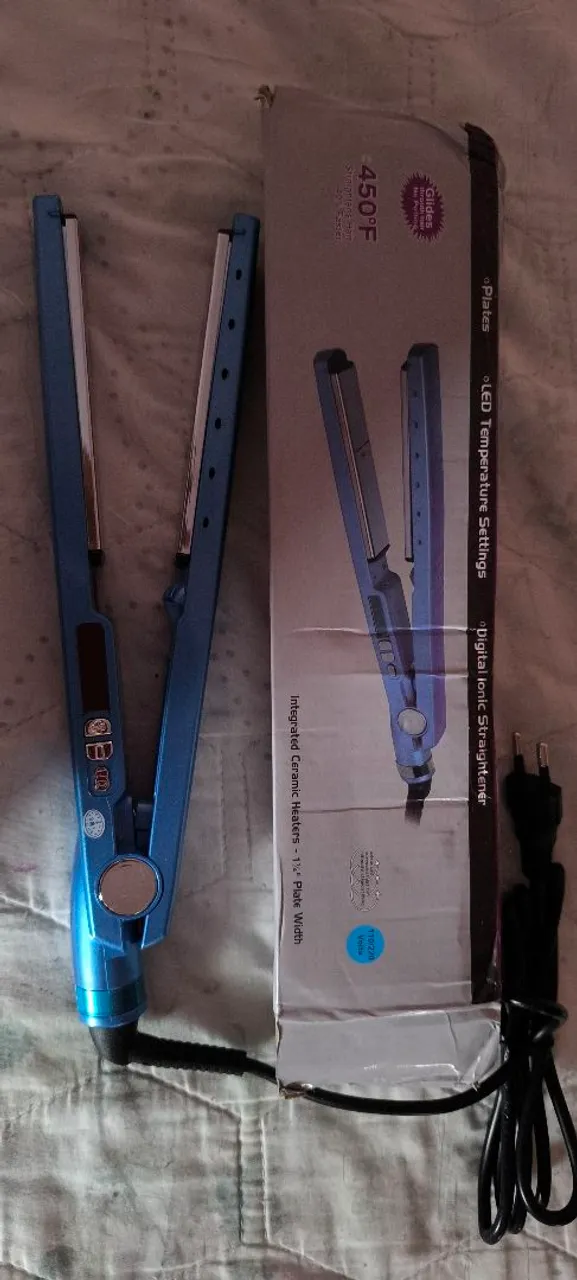 Prancha de Cabelo Digital Ionic 450°F