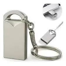 Pen Drive 64gb Usb 2.0 Mini Chaveiro Metal Resistente - Foto 2
