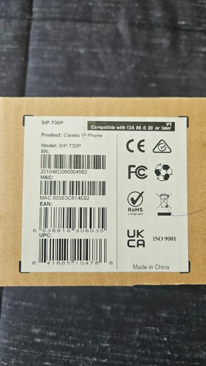Telefone IP Yealink SIP-T30P - Foto 5