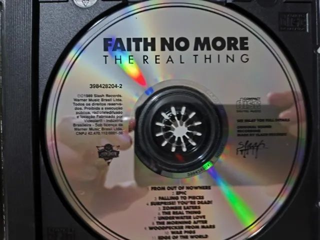 CD THE REAL THING da banda Faith no More - Foto 5