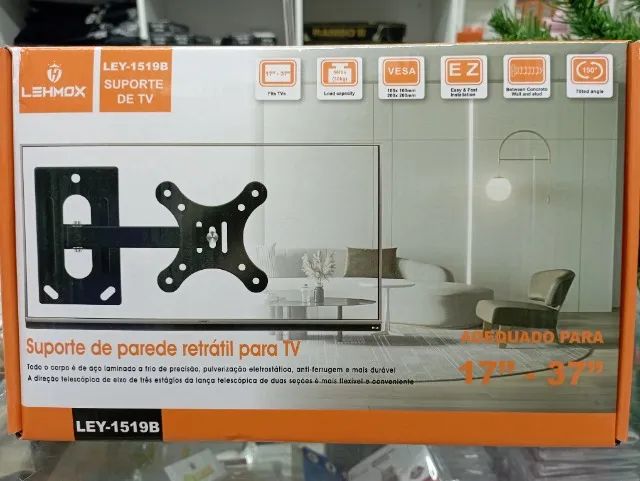 Suporte Retrátil para Tv Monitor 17 a 37 polegadas