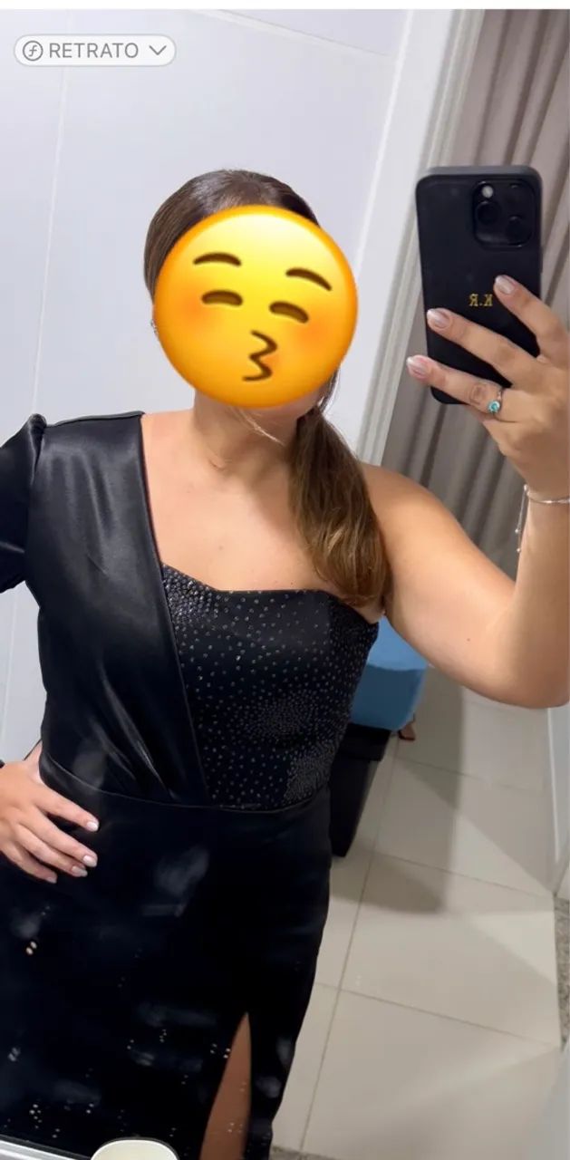 Vestido de festa preto elegante - Foto 4