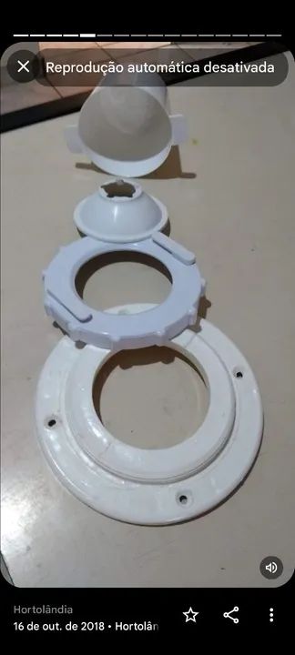 Peças para máquinas de sorvete americano. Cada peça tem um preço. Consulte