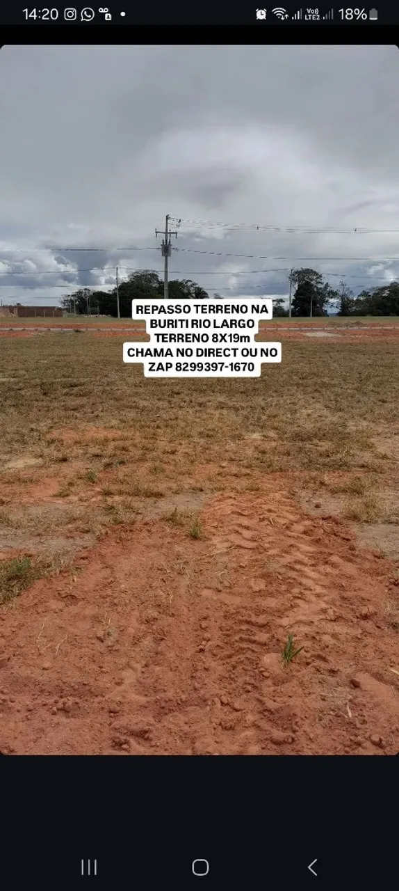 REPASSE DE TERRENO NA BURITI