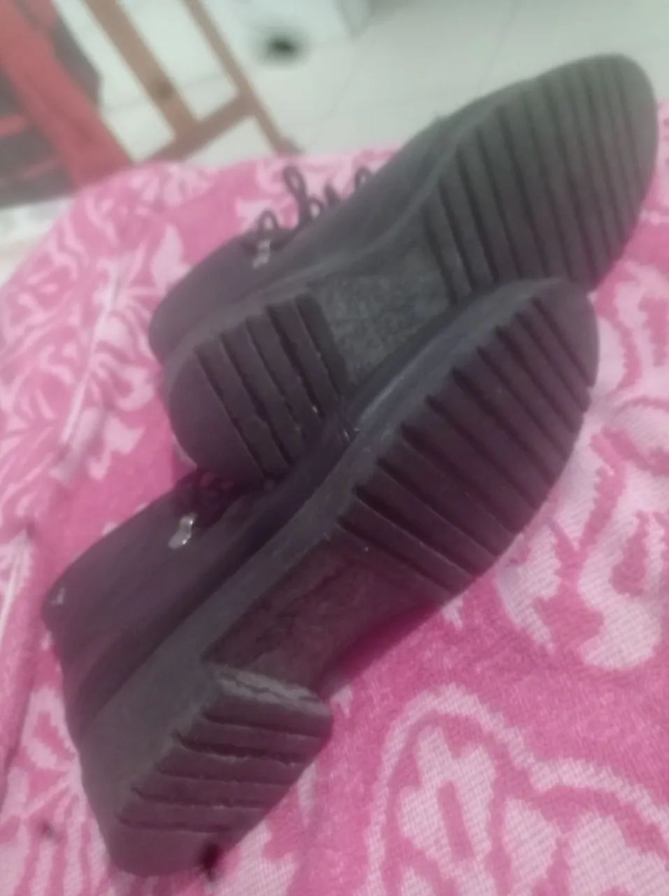 Botas de Couro preta 34 - Foto 5