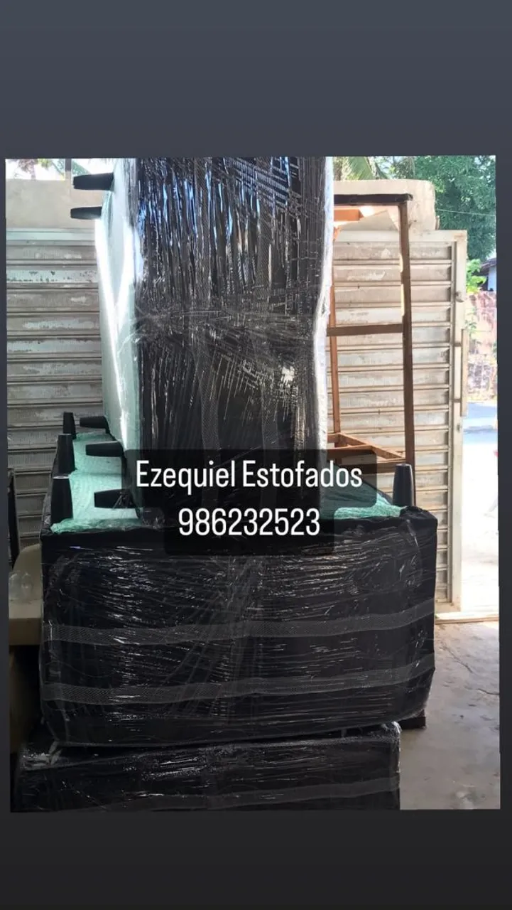 Cama box Estofados Ezequiel