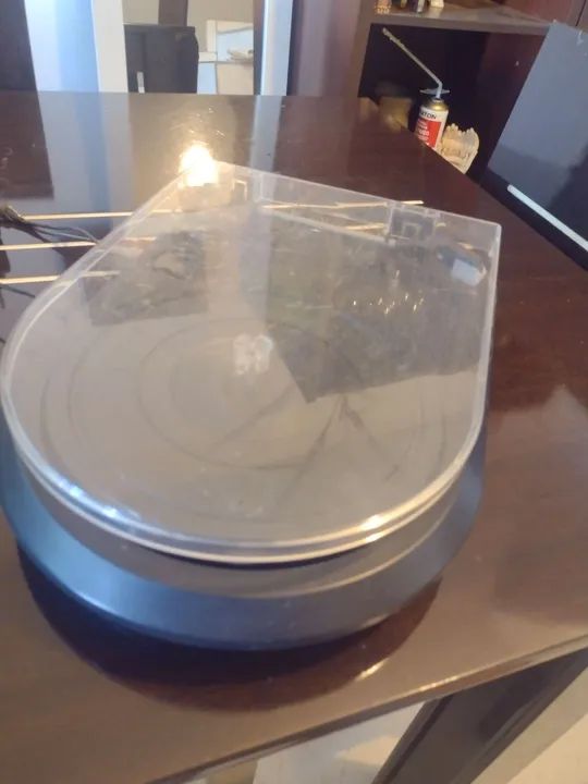 Toca-discos Vinil com USB - Novo - Foto 6