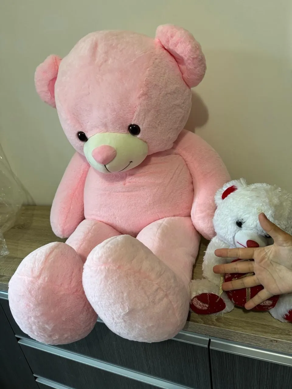 Vendo urso de pelúcia tamanho grande