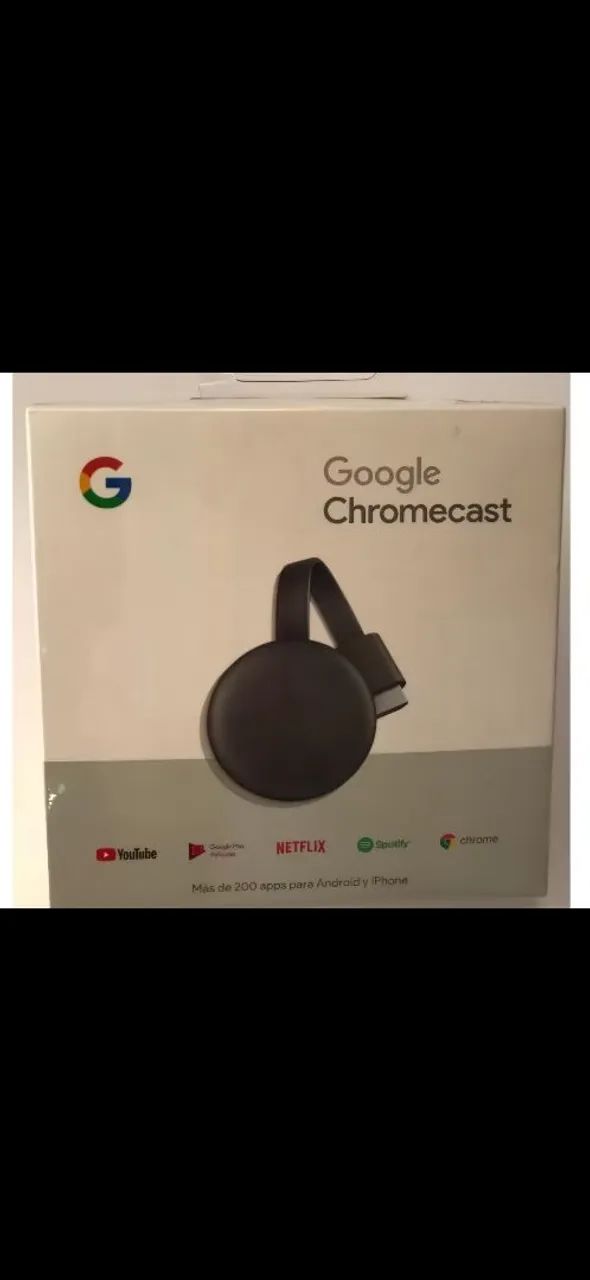 Chromecast 3 Google Original - Impecável na Caixa!
