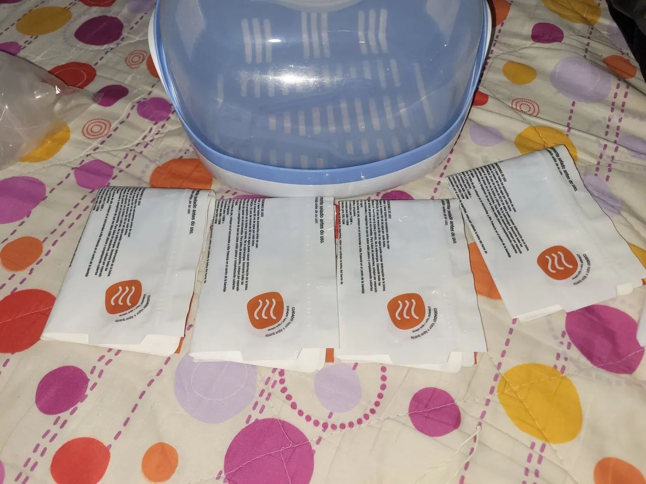 Esterilizador de mamadeira para microondas - Foto 4