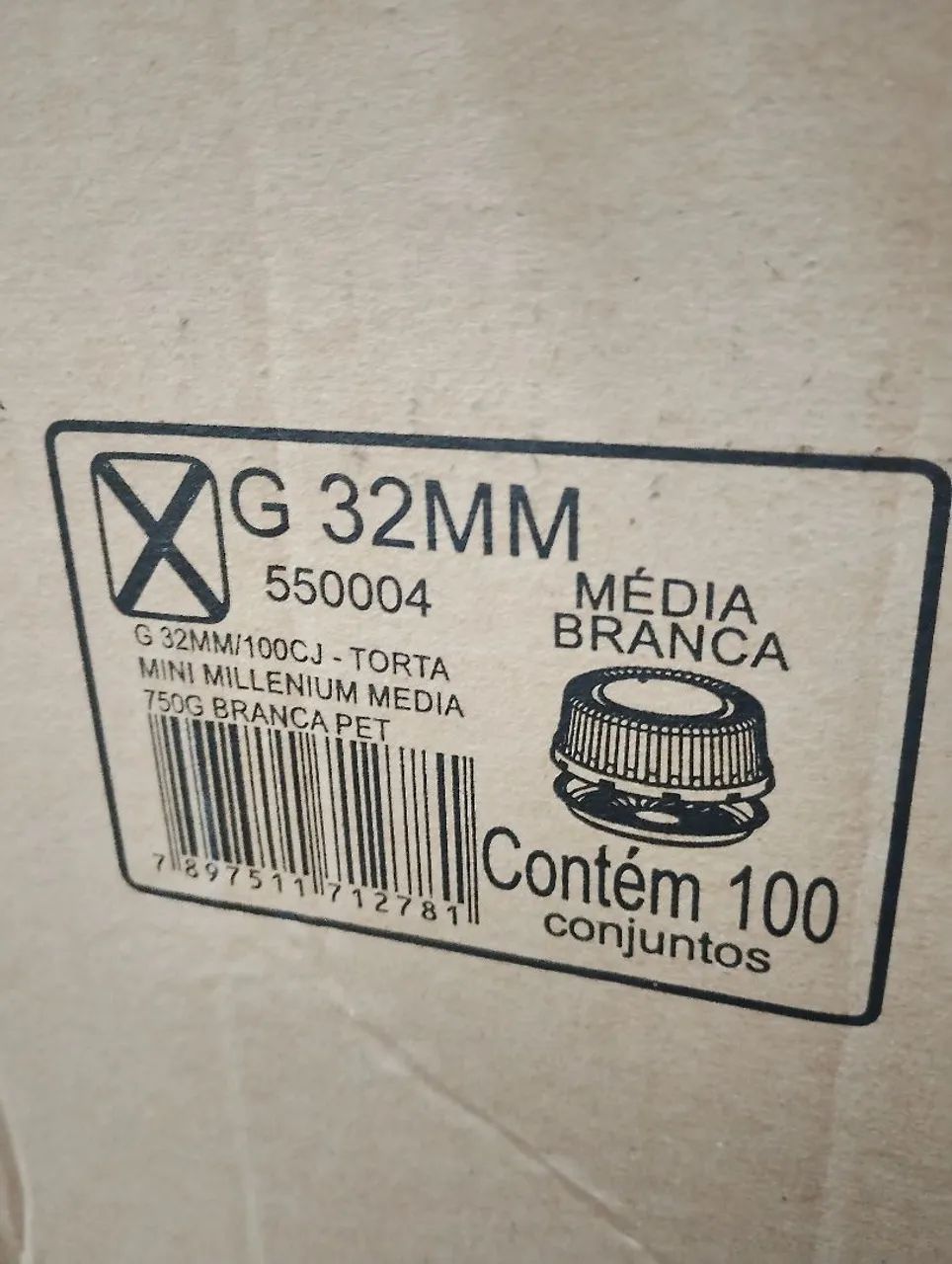 Embalagem bolo g32m Galvanotek para retirar  - Foto 3