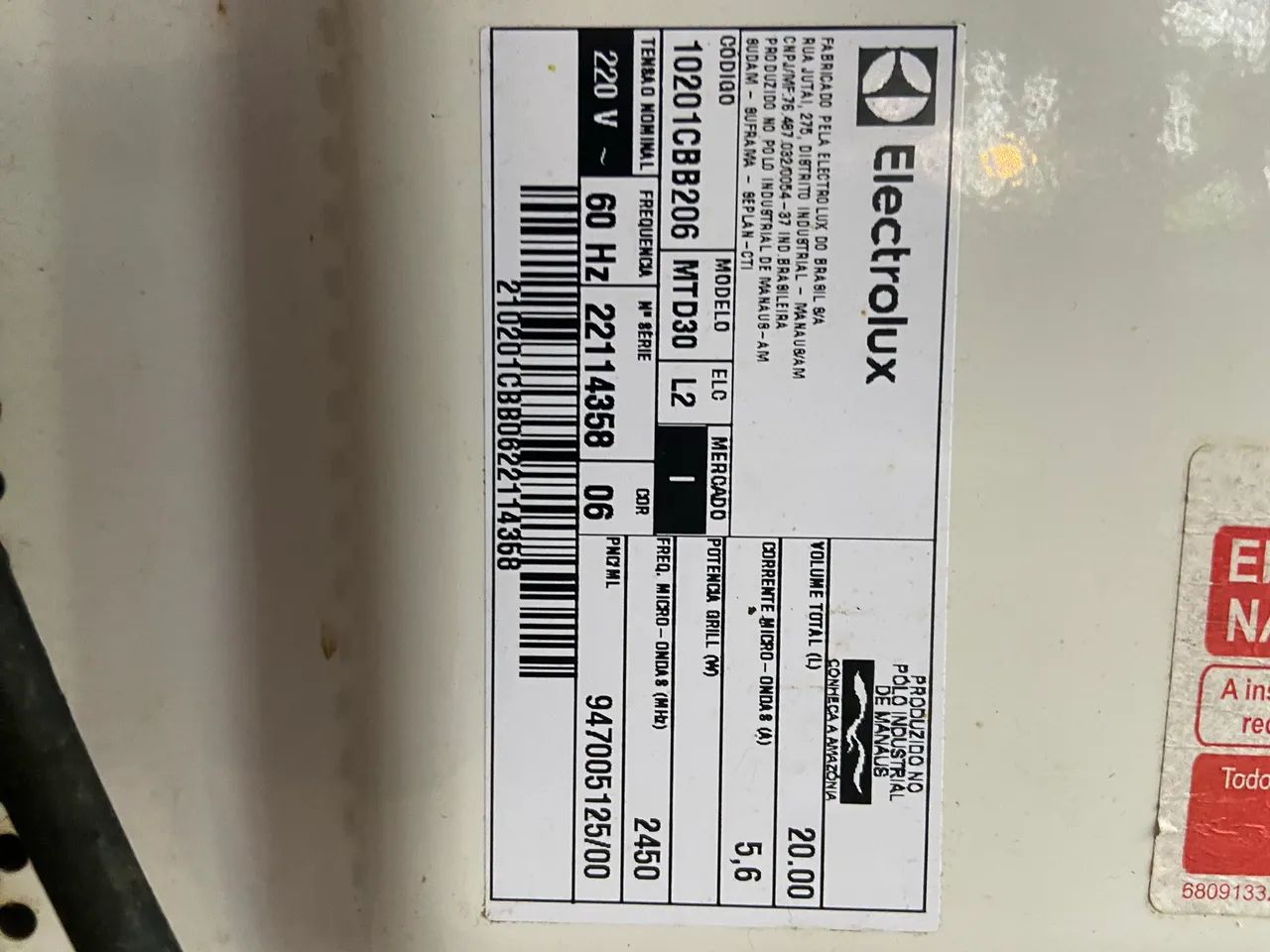 Microondas Eletrolux 20L - Foto 3
